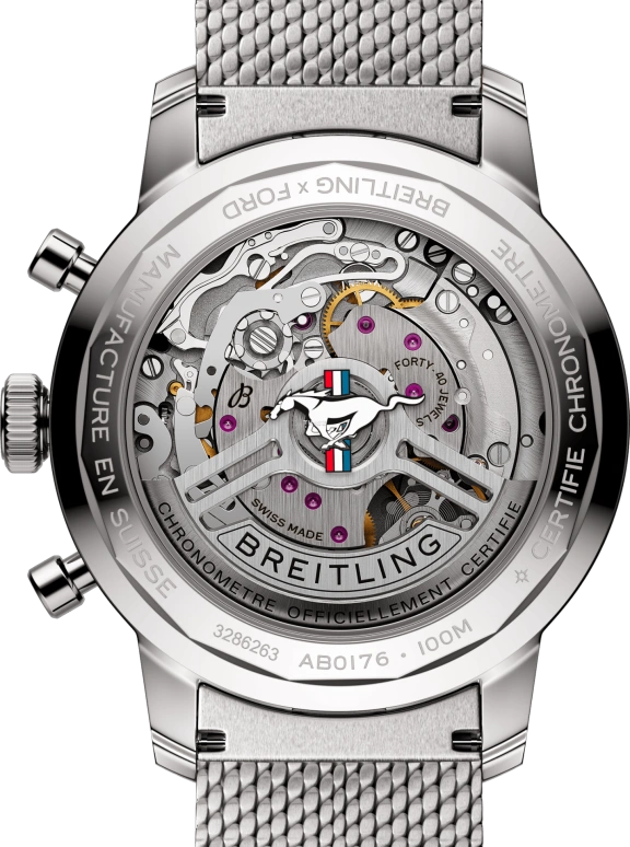 Breitling,Top Time 41mm,41mm,Stainless Steel,Green,Automatic,Chronograph,Sapphire,Crystal Glass,AB01762A1L1A1
