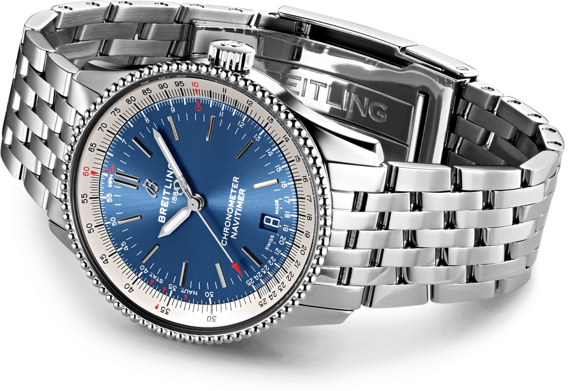 Breitling,Navitimer 38mm,38mm,Stainless Steel,Blue,Automatic,Chronograph,Date,Anti-magnetic,A17325211C1A1