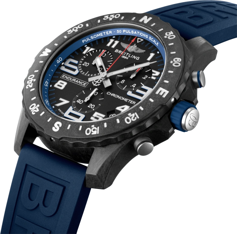 Breitling,Endurance Pro 44mm,44mm,Titaplast,Black,Quartz,Chronograph,Day,X82310D51B1S1