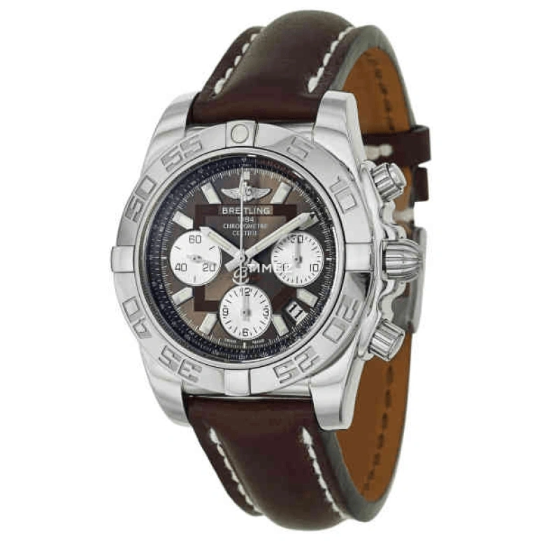 Breitling,Chronomat 41mm,41mm,Stainless Steel,Brown,Automatic,Chronograph,Day,AB014012,AB014012/Q583/431X