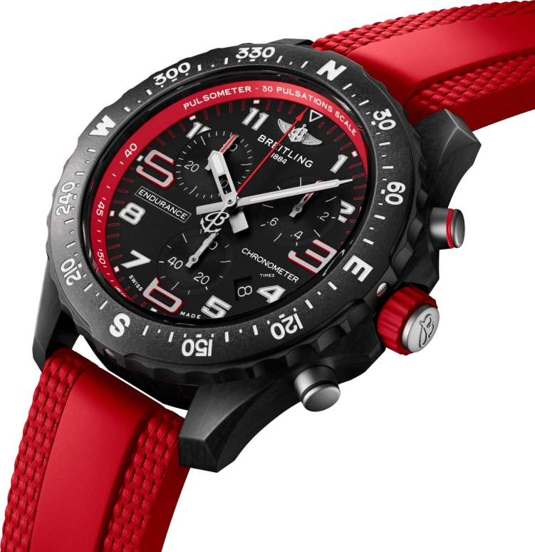 Breitling,Endurance Pro 38mm,38mm,Titaplast,Black,Quartz,Chronograph,Day,X83310D91B2S1