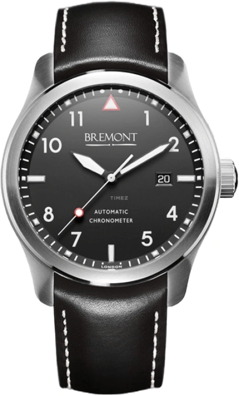 Bremont,Solo 43mm,43mm,Stainless Steel,Black,Automatic,Date,Day,SOLOWH