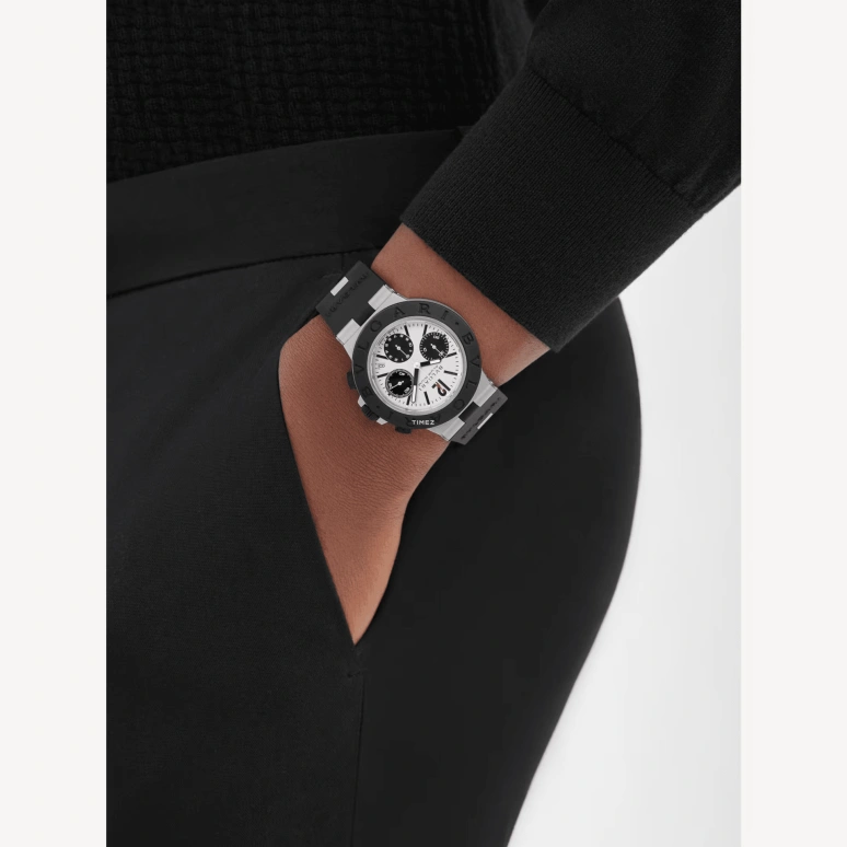 Bulgari,Aluminium 41mm,41mm,Aluminium,Titanium,White,Automatic,Chronograph,Day,103722