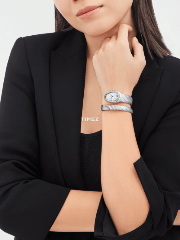 Bulgari,Serpenti 35mm,35mm,Stainless Steel,Silver White,Quartz,Other,Silver,104004
