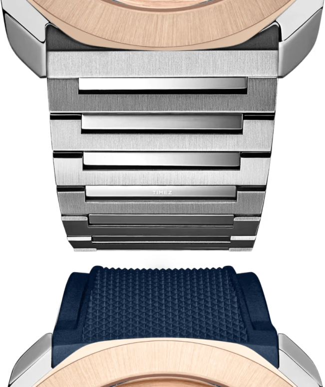 Bulgari,Octo 41mm,41mm,Stainless Steel,Rose Gold,Blue,Automatic,Day,42hours,103926