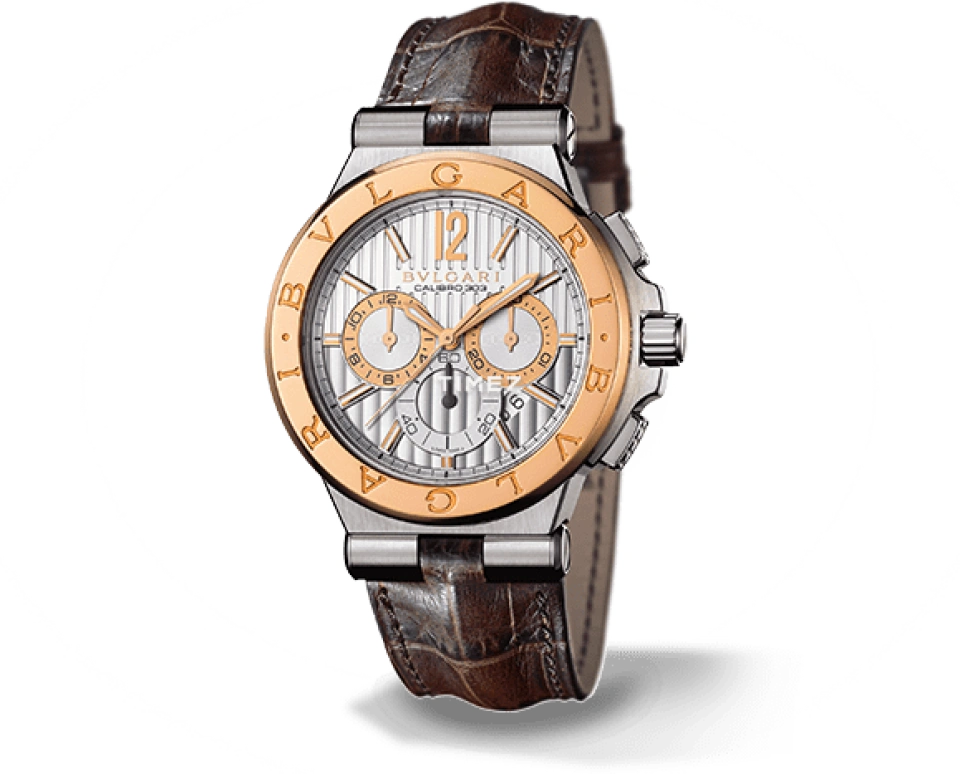 Bulgari,Diagono 42mm,42mm,Stainless Steel,Luminous,Sapphire,Crystal Glass,Setting,101879