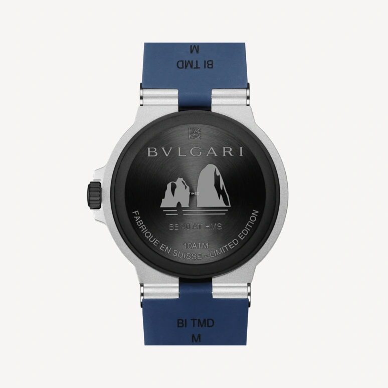 Bulgari,Other 40mm,40mm,Aluminium,Blue,Automatic,Day,103815