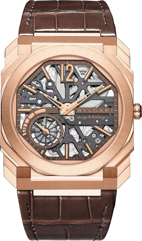 Bulgari,Octo 40mm,40mm,Rose Gold,Gold,Handwound,192hours,In-house Caliber,103667
