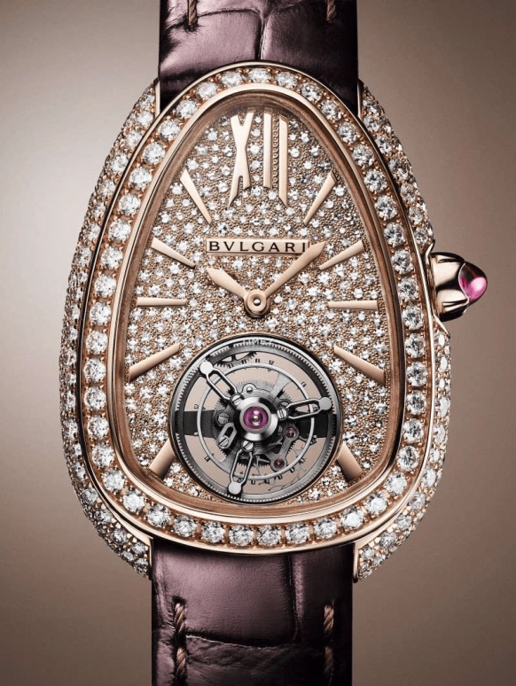 Bulgari,Serpenti 34mm,34mm,Rose Gold,Handwound,Tourbillon,40hours,103257