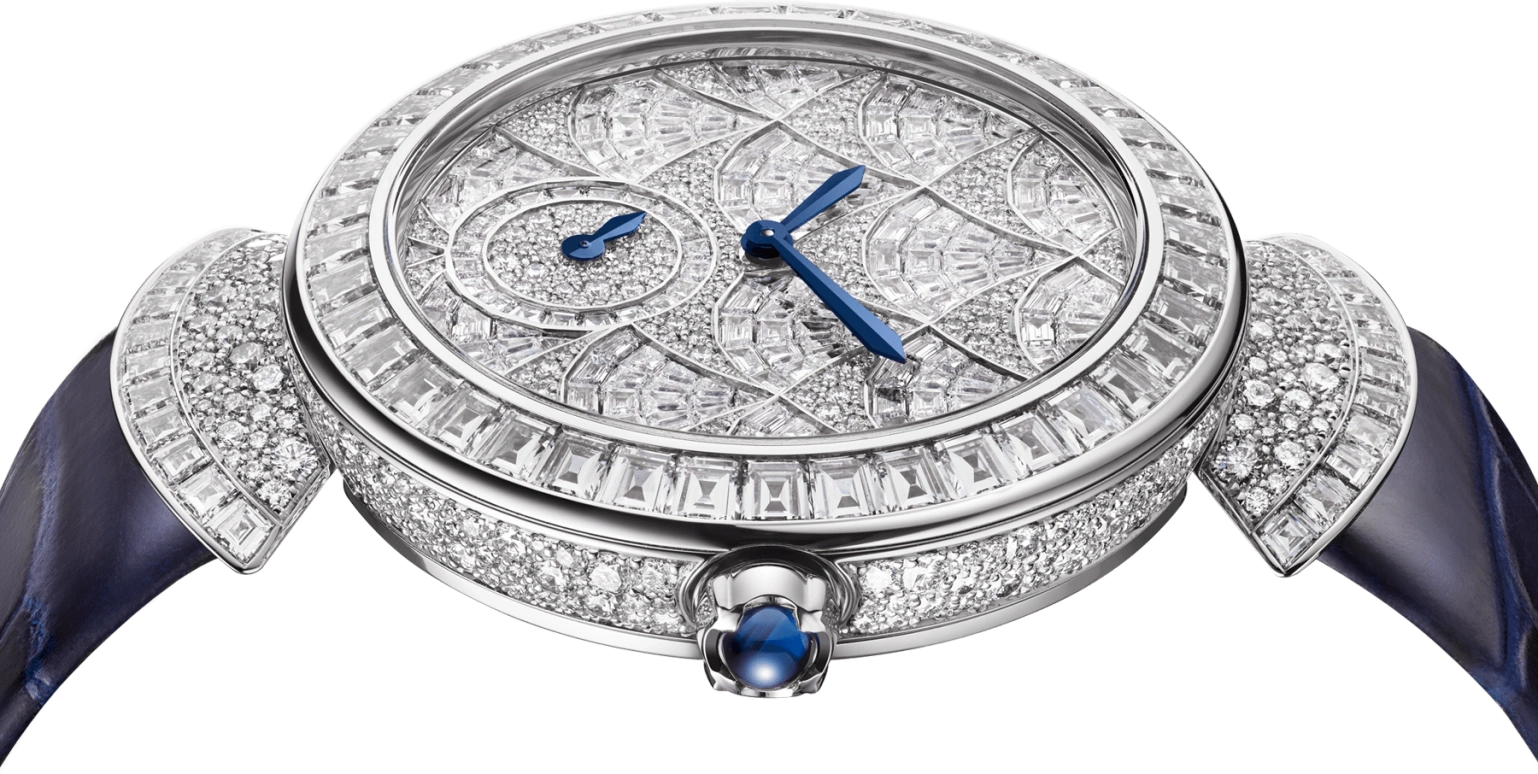Bulgari,High Jewellery 37mm,37mm,White Gold,Silver White,Handwound,42hours,In-house Caliber,103497