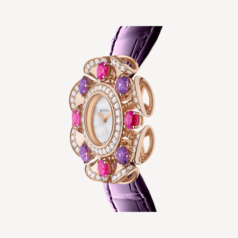 Bulgari,Divas' Dream 33mm,33mm,Rose Gold,Silver,Quartz,Round,103753