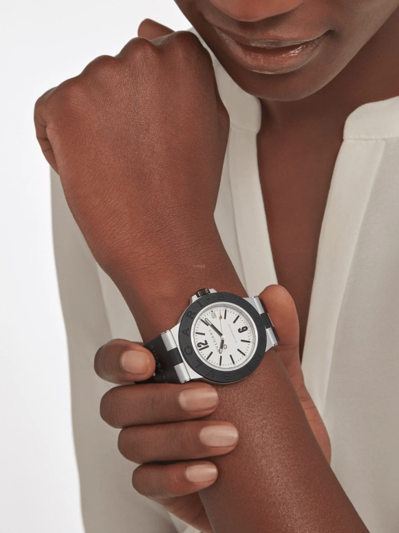 Bulgari,Bulgari Bulgari 40mm,40mm,Aluminium,White,Automatic,42hours,In-house Caliber,103382