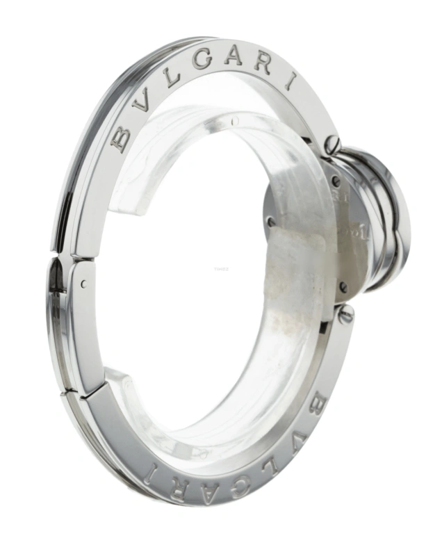 Bulgari,B.Zero1 22mm,22mm,Stainless Steel,Blue,Quartz,Sapphire,Crystal Glass,Round,BZ22BSS,BZ22BSS/12.M