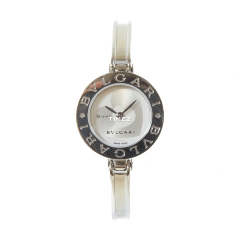 Bulgari,B.Zero1 22.50mm,22.50mm,Stainless Steel,White,Quartz,Round,Silver,BZ22S