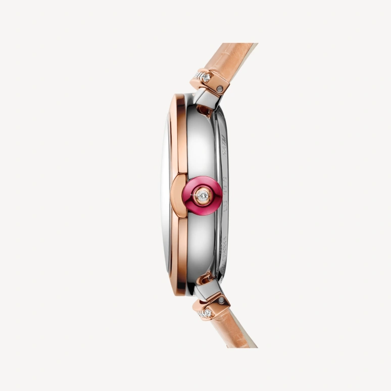 Bulgari,Lvcea 33mm,33mm,Rose Gold,Skeleton,Automatic,Round,Silver,103436