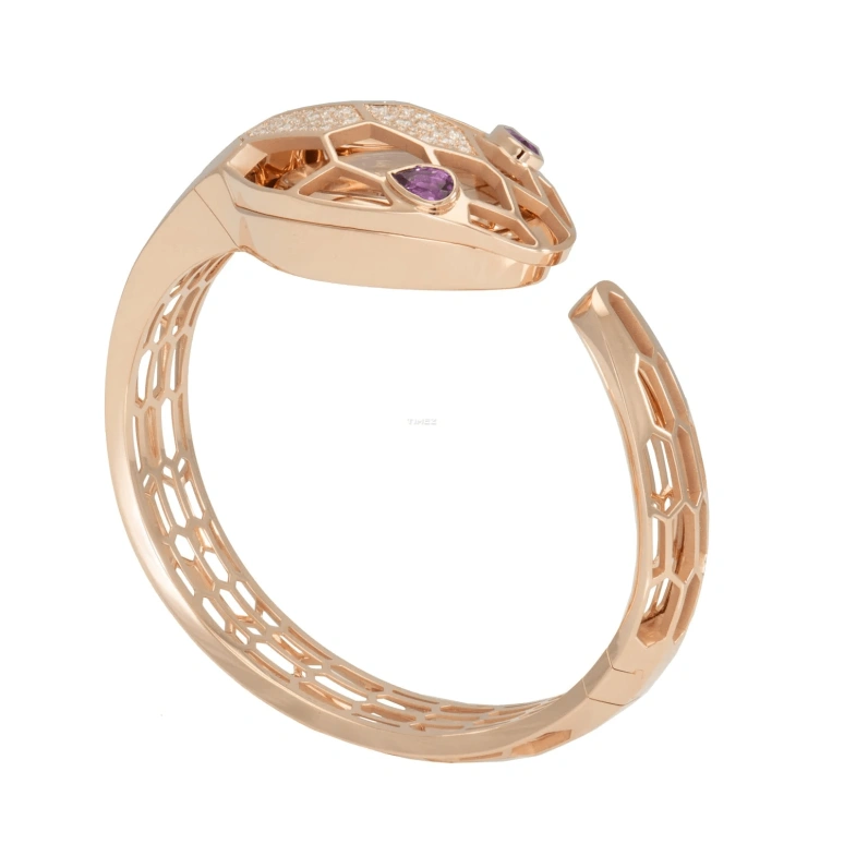 Bulgari,Serpenti 36mm,36mm,Rose Gold,White,Quartz,Other,102753