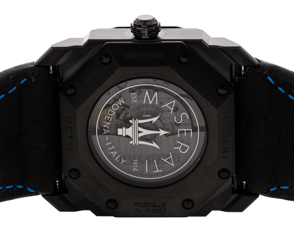 Bulgari,Octo 41mm,41mm,Stainless Steel,Black,Automatic,Day,Flyback,Retrograde,102717
