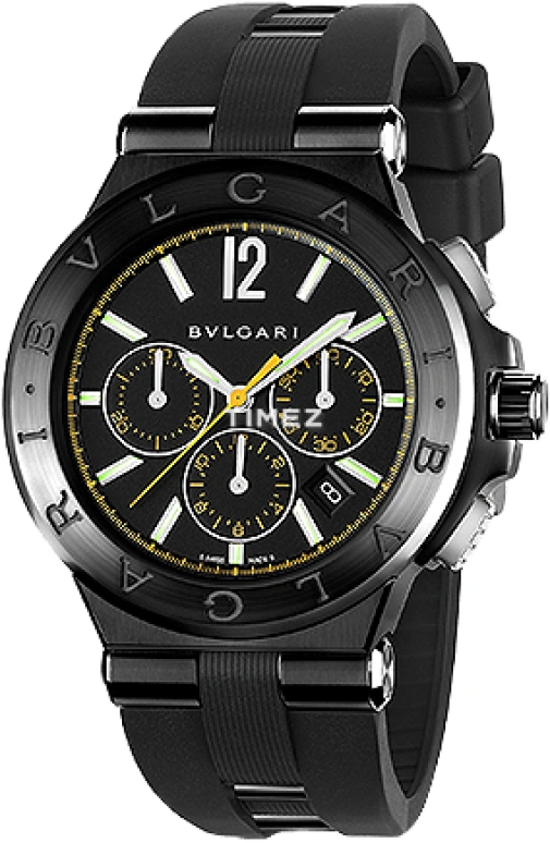 Bulgari,Other 42mm,42mm,Stainless Steel,Black,Automatic,DG42BBSCVDCH2