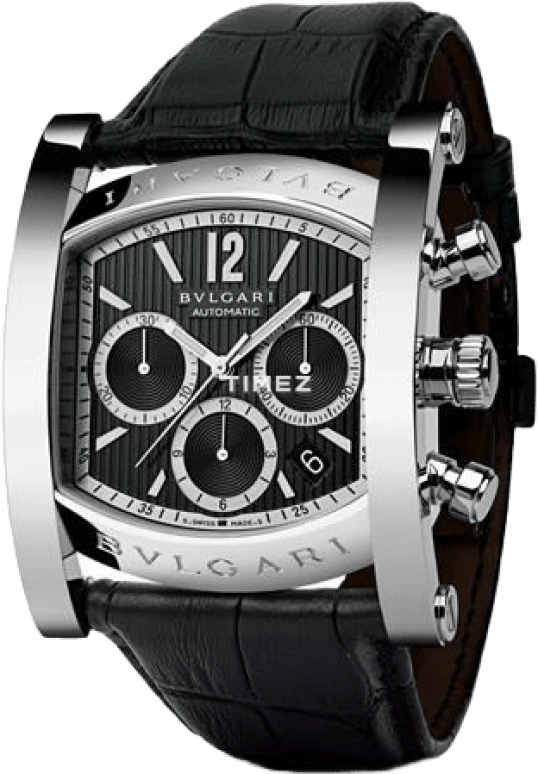 Bulgari,Assioma 48x38mm,48x38mm,Stainless Steel,Black,Sapphire,Crystal Glass,Closed,AA48BSLDCH
