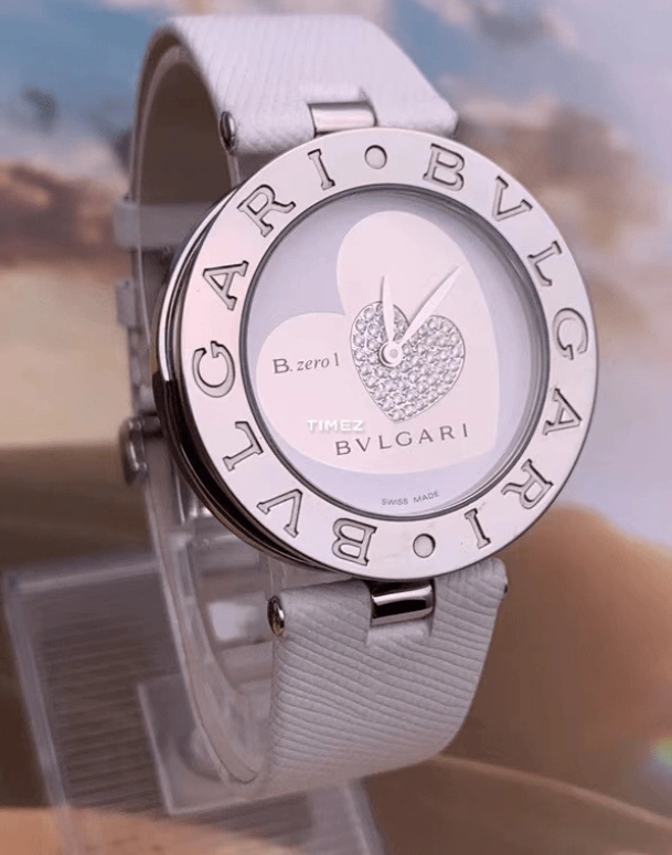 Bulgari,B.Zero1 35mm,35mm,Stainless Steel,Silver White,Quartz,Sapphire,Crystal Glass,Round,BZ35WHDSL