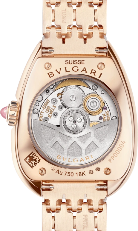 Bulgari,Serpenti Seduttori 34mm,34mm,Rose Gold,White,Automatic,50hours,In-house Caliber,103899
