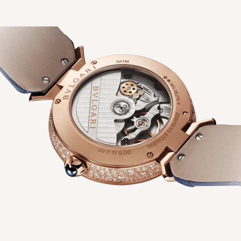 Bulgari,Divas' Dream 37mm,37mm,Rose Gold,Green,Blue,Automatic,In-house Caliber,Sapphire,Crystal Glass,103473