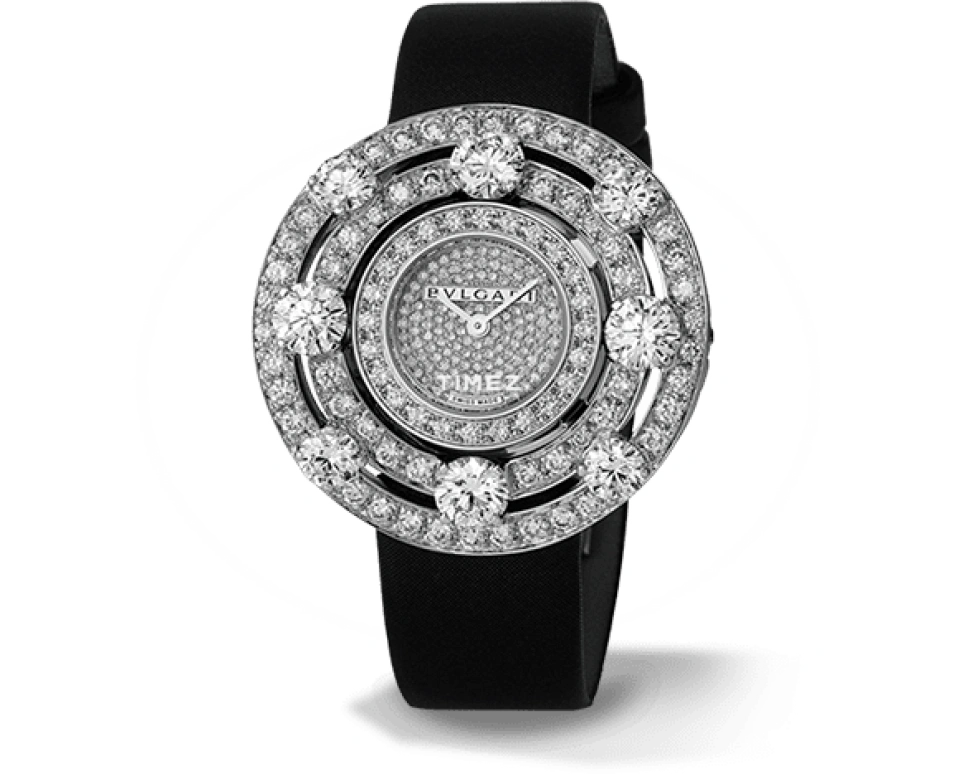 Bulgari,High Jewellery 36mm,36mm,White Gold,Sapphire,Crystal Glass,Setting,Diamonds,101419