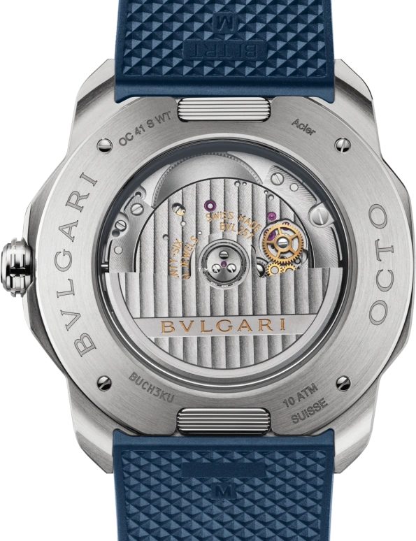 Bulgari,Octo 41mm,41mm,Stainless Steel,Blue,Automatic,World Time,42hours,103762