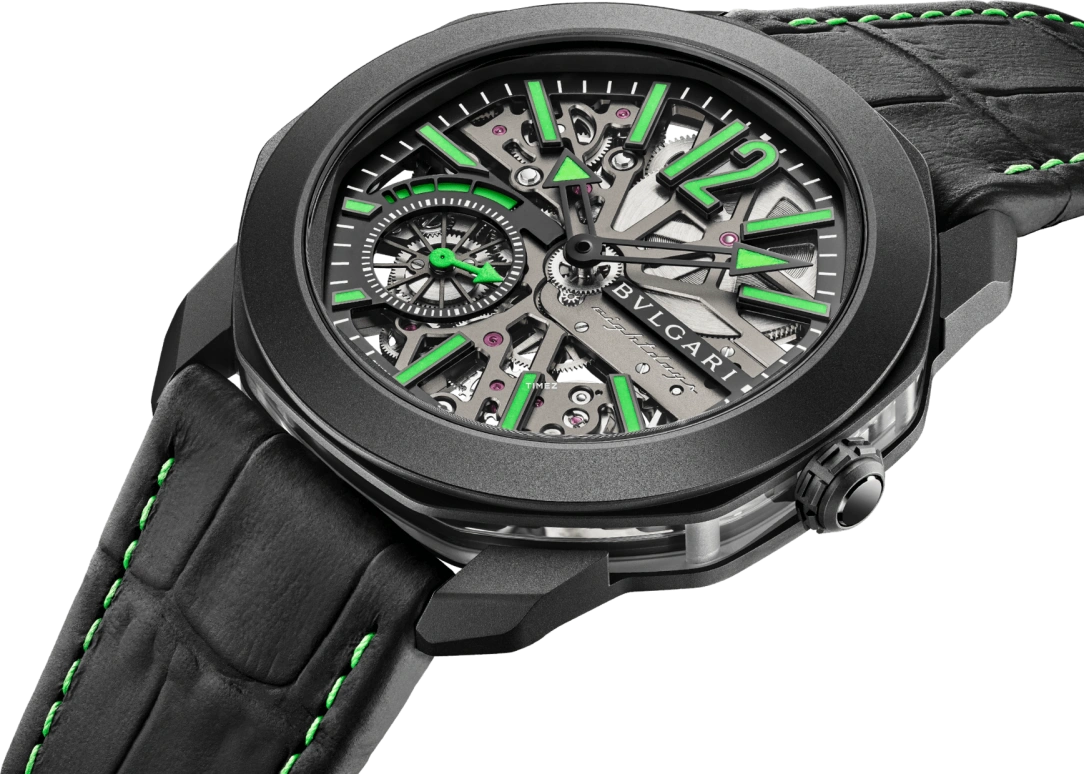 Bulgari,Octo 44mm,44mm,Titanium,Grey,Handwound,Power Reserve Indicator,192hours,104075