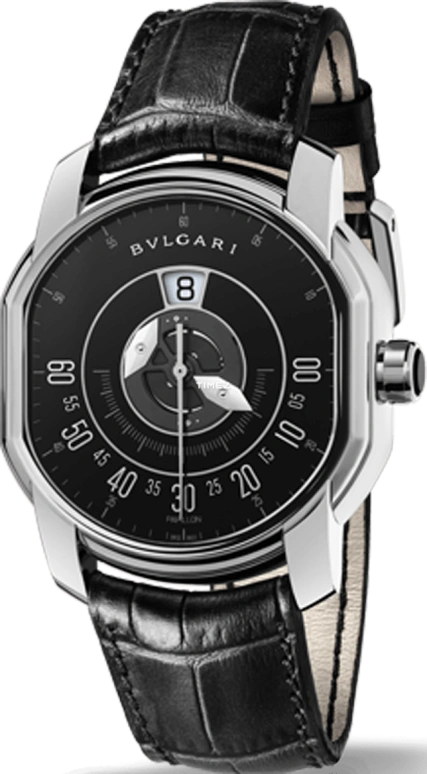 Bulgari,Haute Horlogerie 45mm,45mm,White Gold,Black,In-house Caliber,Sapphire,Crystal Glass,102338
