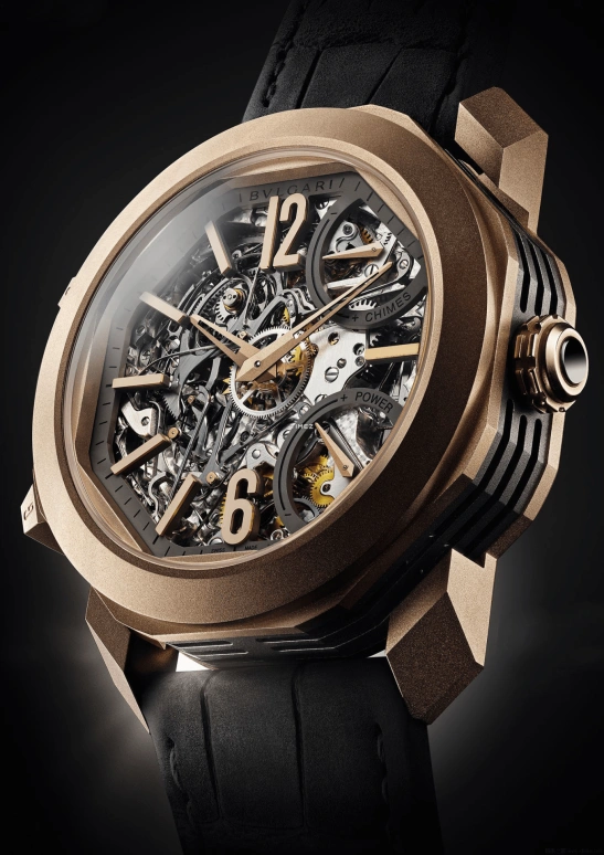 Bulgari,Octo 44mm,44mm,Rose Gold,Titanium Gold,Rose,Automatic,Power Reserve Indicator,Tourbillon,Minute Repeater,Grande Sonnerie,24hours,In-house Caliber,102865