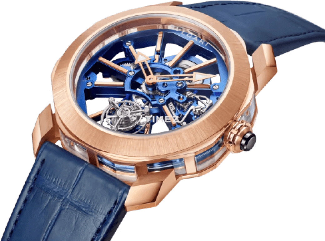 Bulgari,Octo 44mm,44mm,Rose Gold,Skeleton,Handwound,Tourbillon,Round,103699