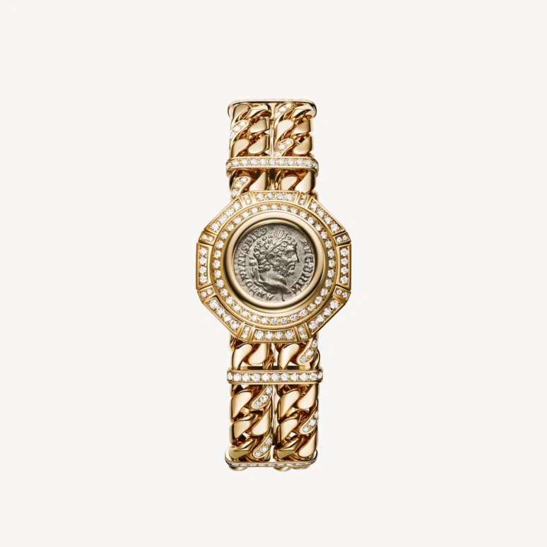 Bulgari,High Jewellery 33mm,33mm,Yellow Gold,Gold,Silver,Handwound,Octagon,Gold,103979