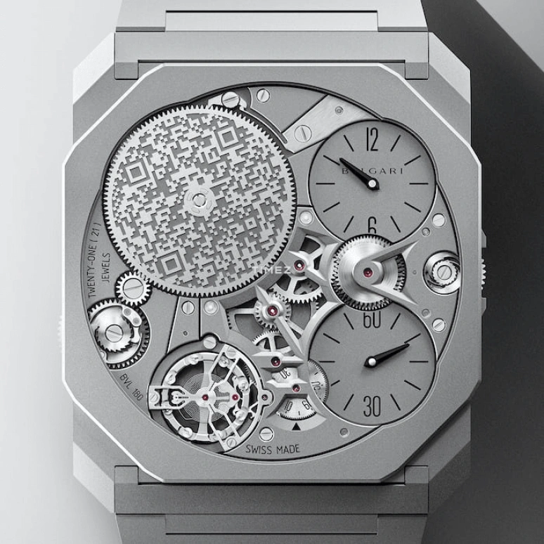Bulgari,Octo 40mm,40mm,Titanium,Black,Handwound,Chronograph,50hours,OCTO FINISSIMO ULTRA