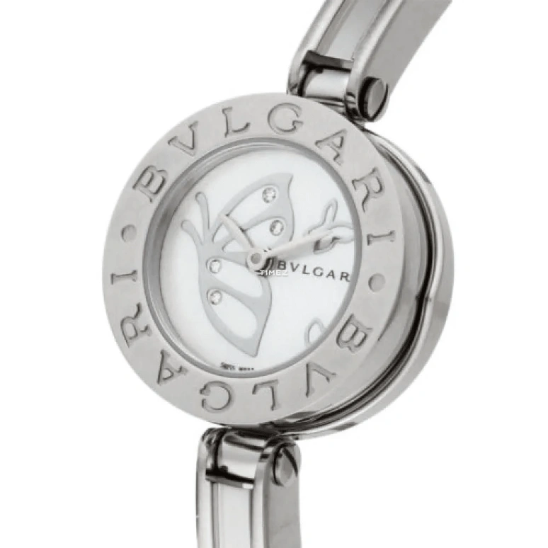 Bulgari,B.Zero1 22mm,22mm,Stainless Steel,White,Quartz,Sapphire,Crystal Glass,Round,BZ22BDSS,BZ22BDSS.M