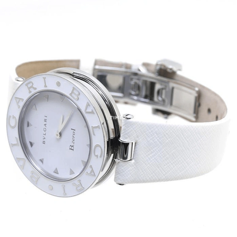 Bulgari,B.Zero1 30mm,30mm,Stainless Steel,White,Quartz,Sapphire,Crystal Glass,Round,BZ35WLSL