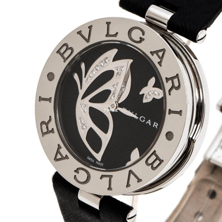 Bulgari,B.Zero1 35mm,35mm,Stainless Steel,Black,Quartz,Sapphire,Round,BZ35BDSL