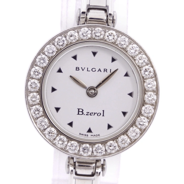 Bulgari,B.Zero1 22mm,22mm,Stainless Steel,White,Quartz,Sapphire,Crystal Glass,Round,BZ22WSDL