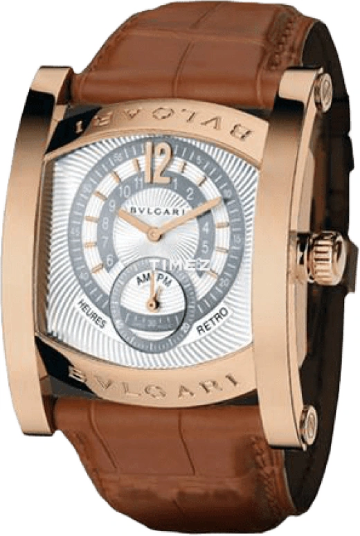 Bulgari,Assioma 48x38mm,48x38mm,Rose Gold,Beige,Yellow,Sapphire,Crystal Glass,AAP48GLHR
