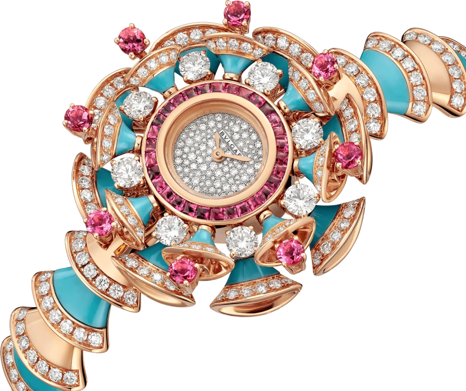 Bulgari,Divas' Dream 39mm,39mm,Rose Gold,Quartz,26280hours,In-house Caliber,102079
