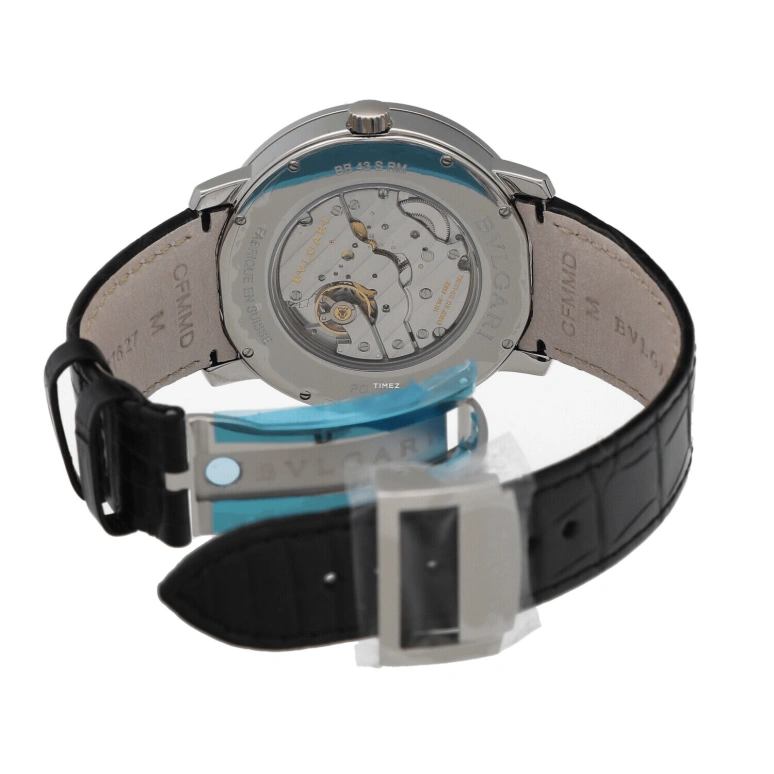 Bulgari,High Jewellery 43mm,43mm,Stainless Steel,White,Handwound,Power Reserve Indicator,Sapphire,101870