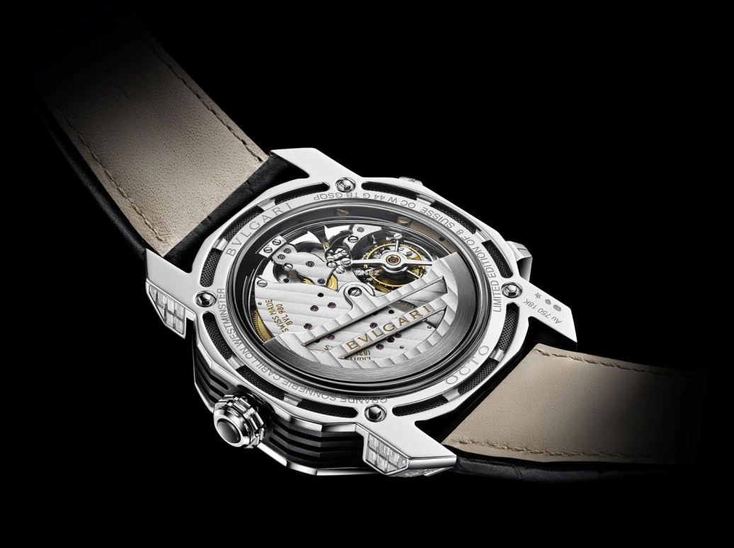 Bulgari,Octo 44mm,44mm,White Gold,Titanium Gold,Black,Automatic,Moonphase,Perpetual Calendar,Month,Date,In-house Caliber,Sapphire,Crystal Glass,103185