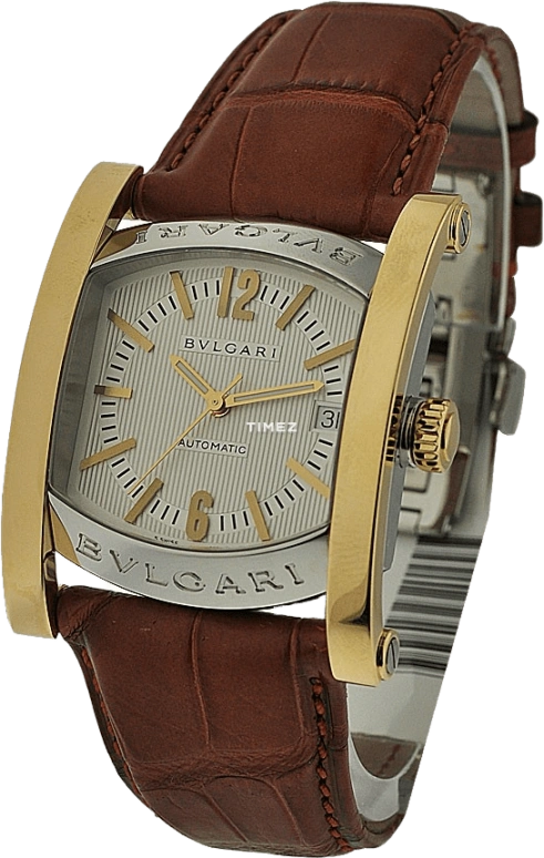 Bulgari,Assioma 44x34mm,44x34mm,Stainless Steel,Silver,Grey,Automatic,Day,Sapphire,Crystal Glass,AA44C6SGLD