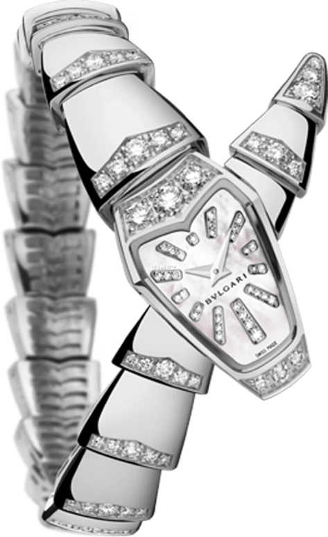 Bulgari,Serpenti 26mm,26mm,White Gold,White,Quartz,26280hours,In-house Caliber,102366
