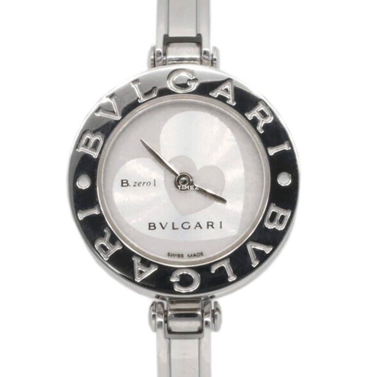 Bulgari,B.Zero1 22.50mm,22.50mm,Stainless Steel,White,Quartz,Round,Silver,BZ22S