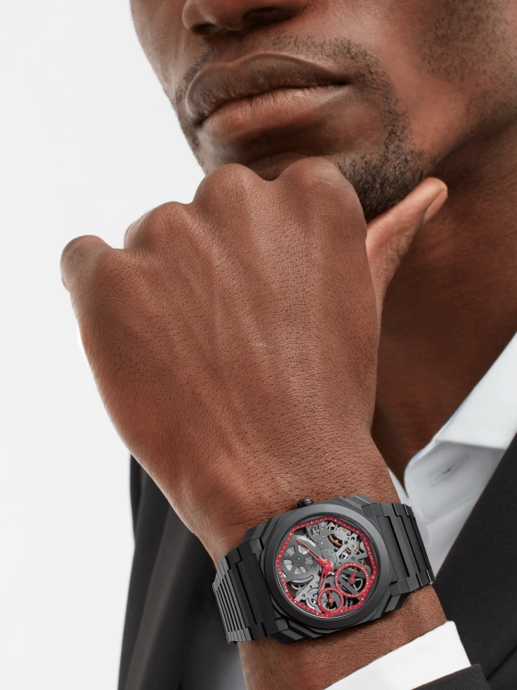 Bulgari,Octo 40mm,40mm,Ceramic,Red,Handwound,65hours,In-house Caliber,103527