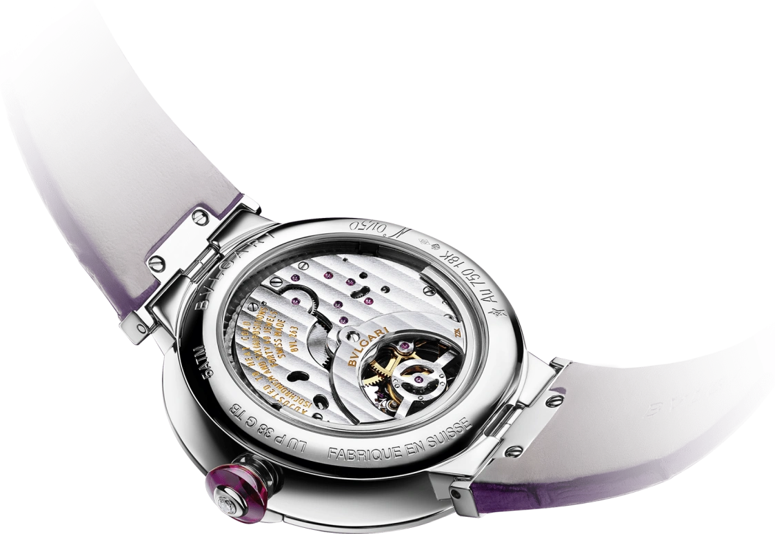 Bulgari,Lvcea 38mm,38mm,White Gold,Purple,Automatic,64hours,In-house Caliber,102694