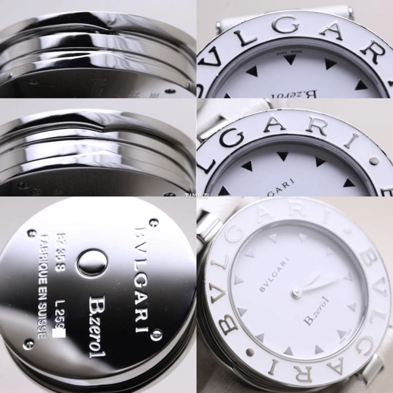 Bulgari,B.Zero1 30mm,30mm,Stainless Steel,White,Quartz,Sapphire,Crystal Glass,Round,BZ35WLSL