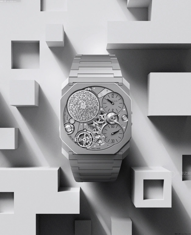 Bulgari,Octo 40mm,40mm,Titanium,Black,Handwound,Chronograph,50hours,OCTO FINISSIMO ULTRA