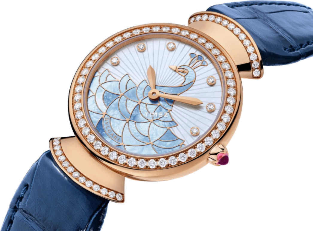 Bulgari,Divas' Dream 33mm,33mm,Rose Gold,White,Quartz,Round,103769